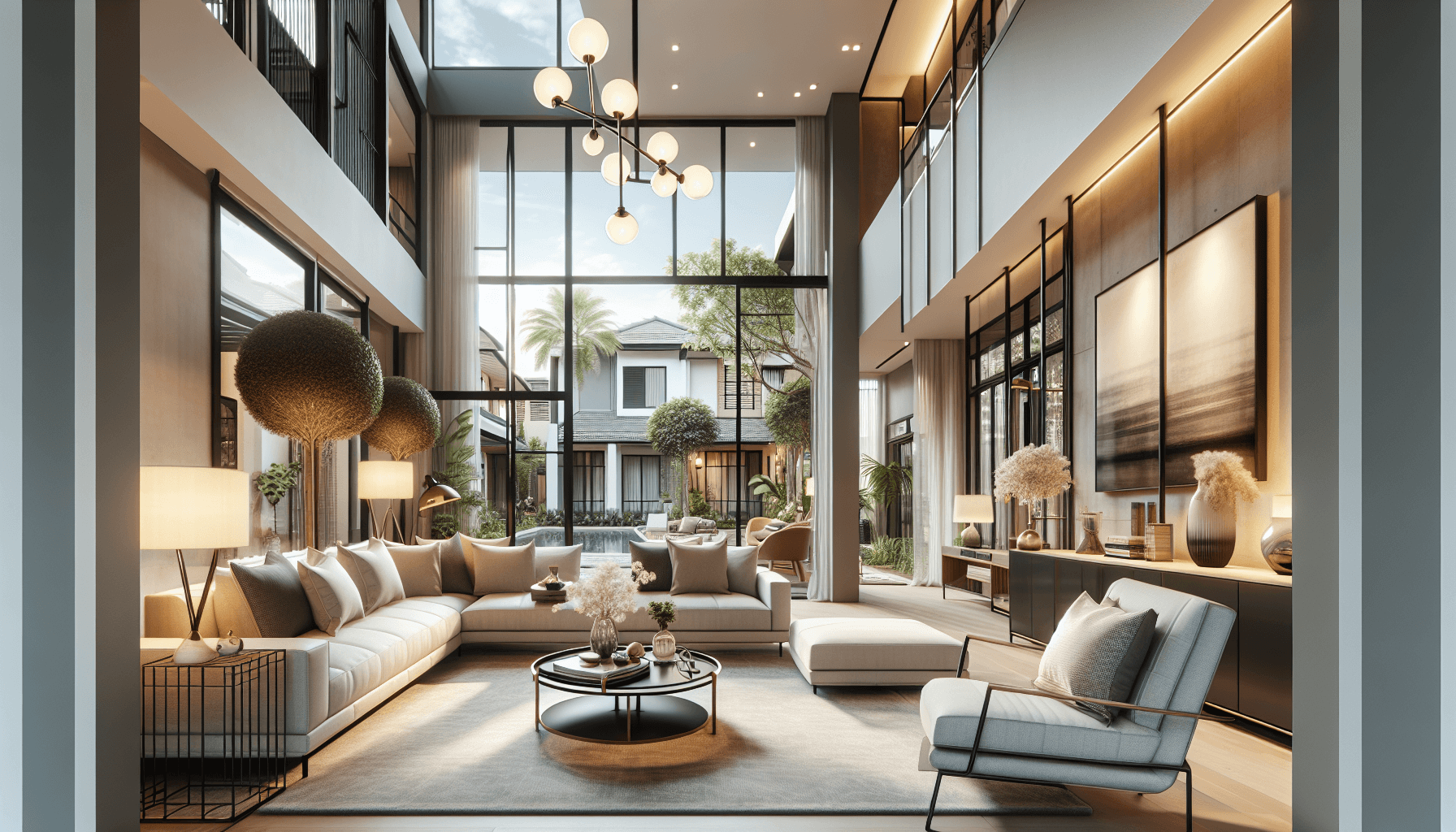 Bí quyết kiến tạo không gian phòng khách hiện đại cho nhà phố Cần Thơ